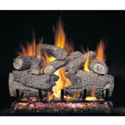 Real Fyre 18" Charred Forest Gas Logs | No Burner
